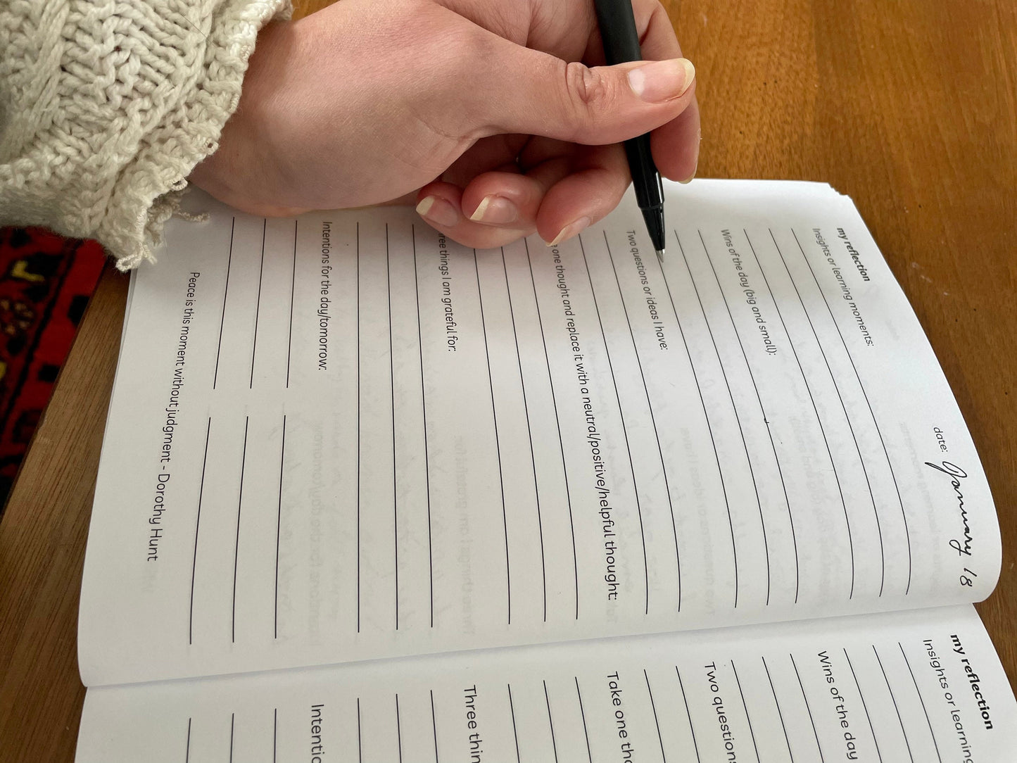 My Wellbeing Journal | Anxiety Relief Diary for Spoonie Healing Notes for Therapy Session | Workbook with Prompts for Self Care Planner