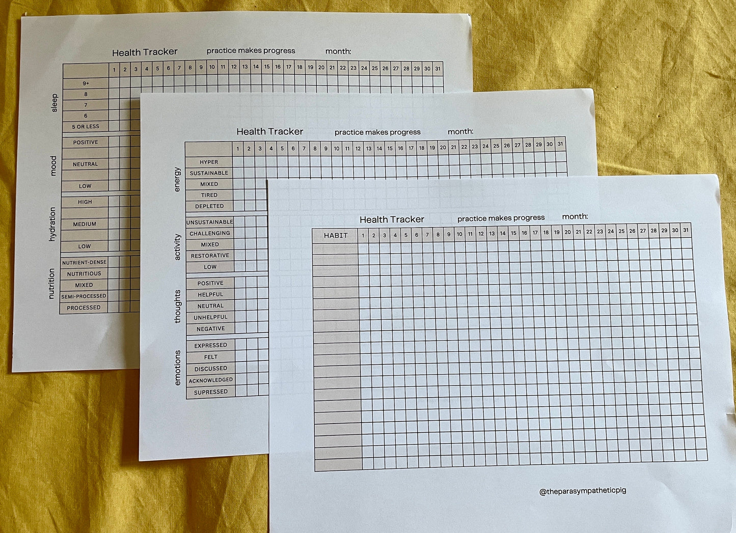 Long Covid Symptom Tracker | Wellness Chart | Daily Health Record | Chronic Pain Management | PDF Download | Invisible Illness Support