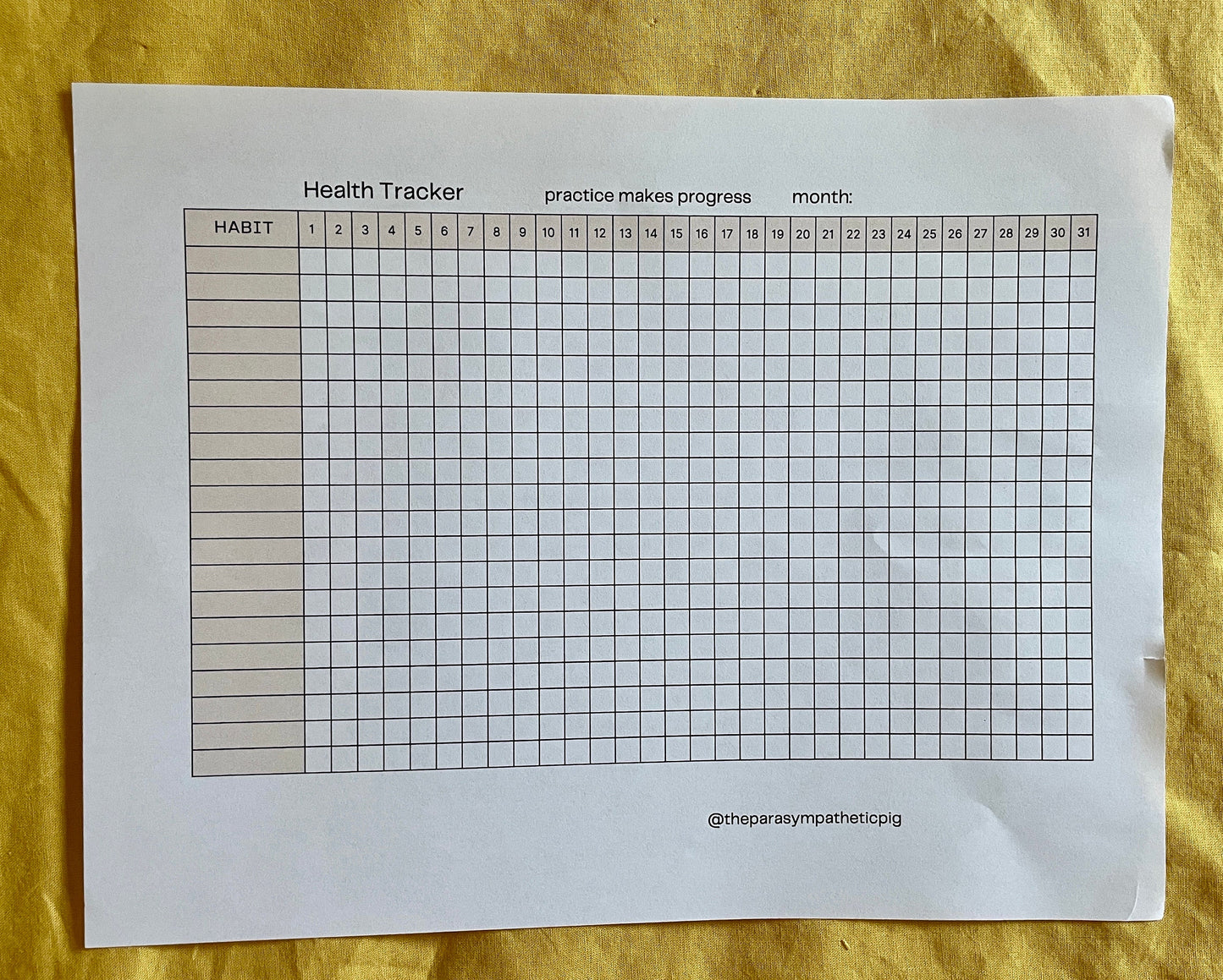 Long Covid Symptom Tracker | Wellness Chart | Daily Health Record | Chronic Pain Management | PDF Download | Invisible Illness Support