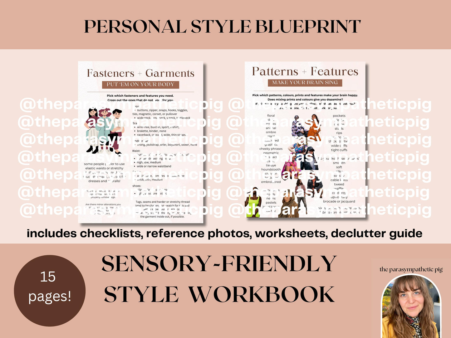 Sensory-Friendly Style Guide | Autism Personal Style Guide | Neurodivergent Women Digital Fashion Workbook | ADHD Digital Wardrobe Planner