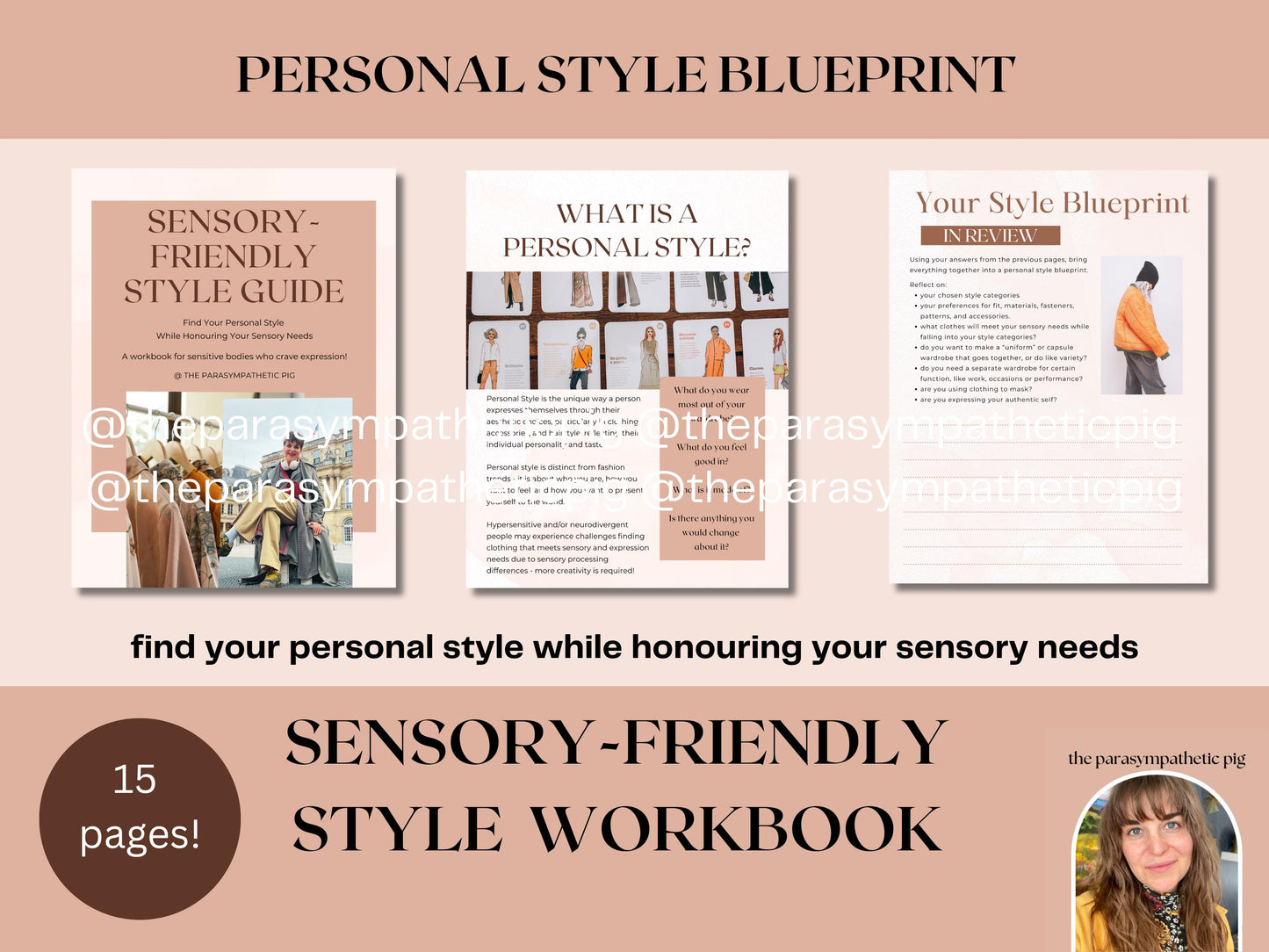 Sensory-Friendly Style Guide | Autism Personal Style Guide | Neurodivergent Women Digital Fashion Workbook | ADHD Digital Wardrobe Planner