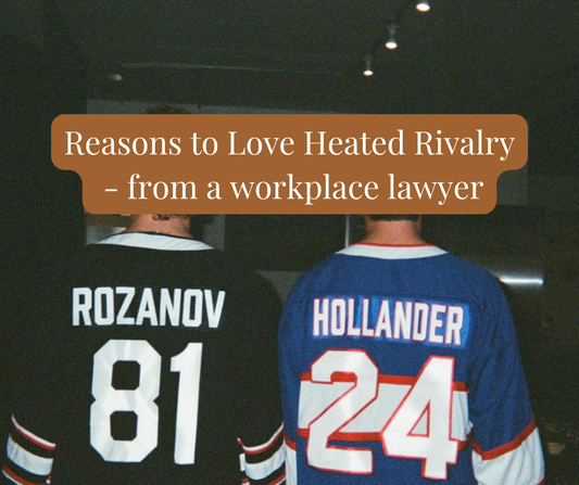 Even more reasons to respect Hockey TV king, Jacob Tierney, from the perspective of a workplace lawyer
