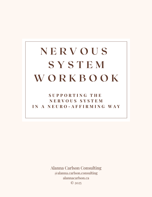Nervous System Workbook | Trauma-Informed Printable Guide for Neurodivergent Women | Burnout Recovery
