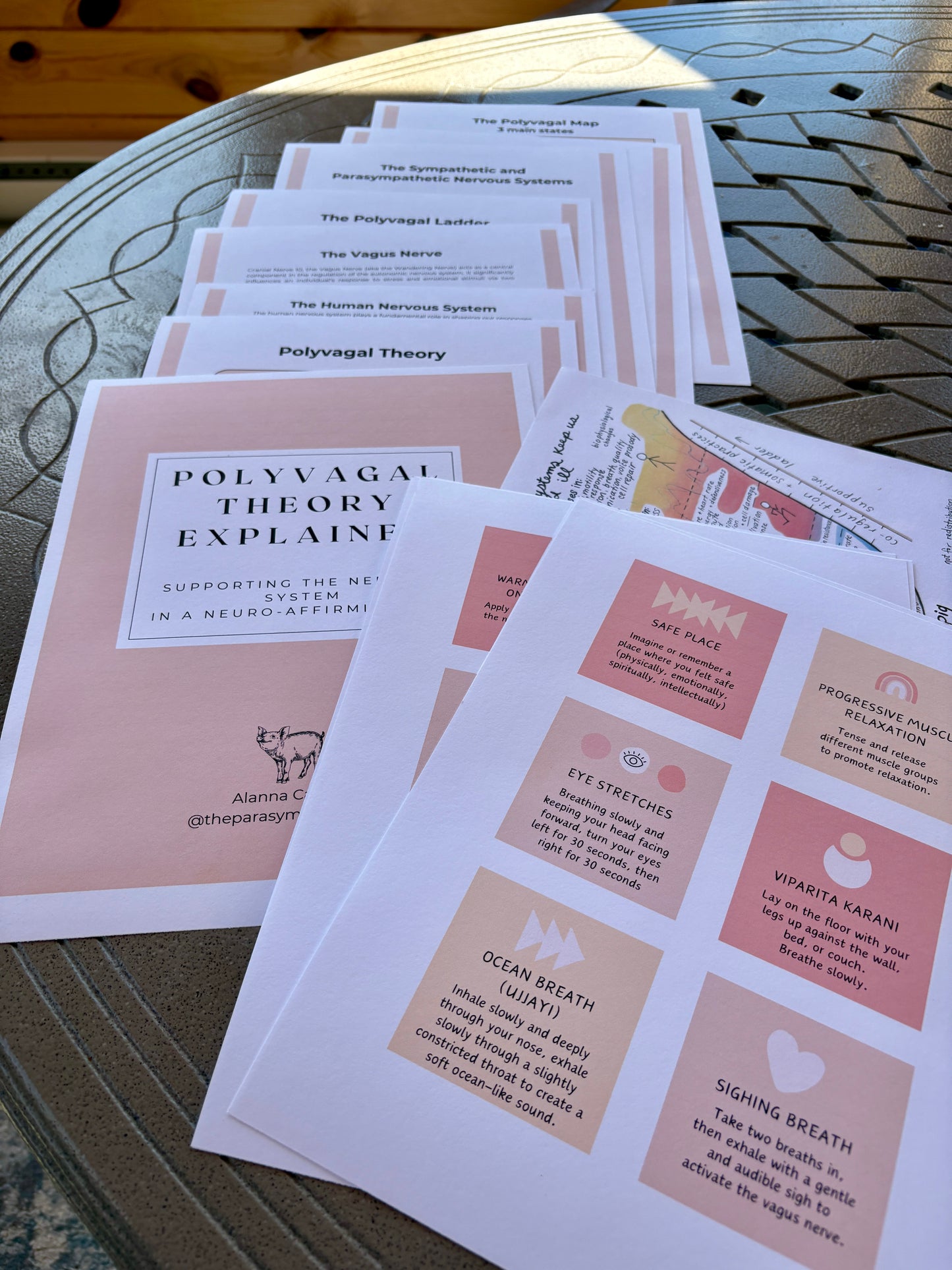 Polyvagal Theory Workbook for Nervous System Regulation | Trauma-Informed Printable Guide for ND Women & Burnout Recovery