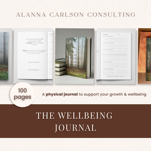 The Wellbeing Journal | A Supportive Daily Journal Designed for Rest, Reflection, and Real Life