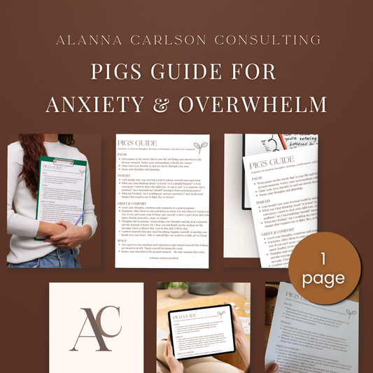 4-Step Guide for Anxiety, Insomnia, Stress, and Overwhelm | A Simple Grounding Tool for Racing Thoughts, Insomnia, Pain, and Emotional Overload